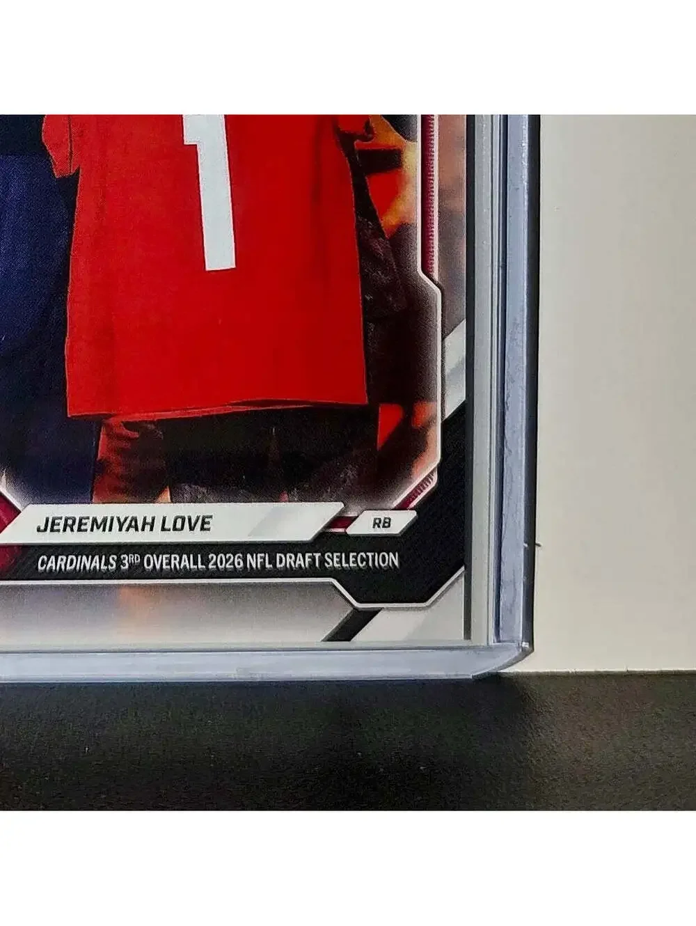 Jeremiyah Love Rookie 2026 Topps Now Draft Night #JLOV Card Arizona Cardinals